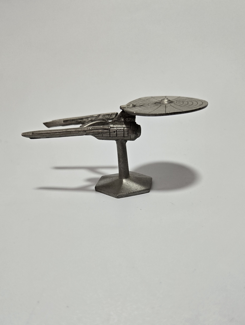 Vintage Star Trek USS Enterprise NCC-1701-A 1991 Rawcliffe Pewter RF 789 Mini